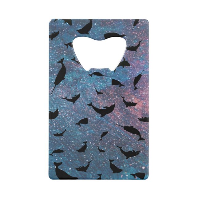 Shadow fish shark whale gradient colourful galaxy (Front)