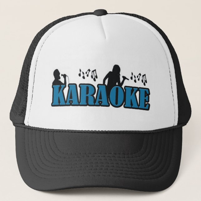 shadow karaoke trucker hat (Front)
