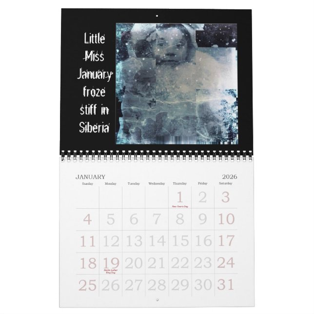 Shadow Leitner's Months of Mayhem Calendar (Jan 2026)
