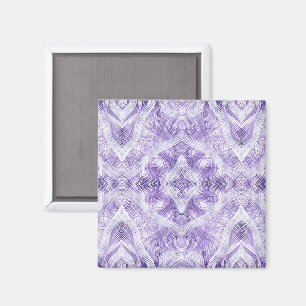 Shadow Light Purple Abstract Watercolor Art Magnet