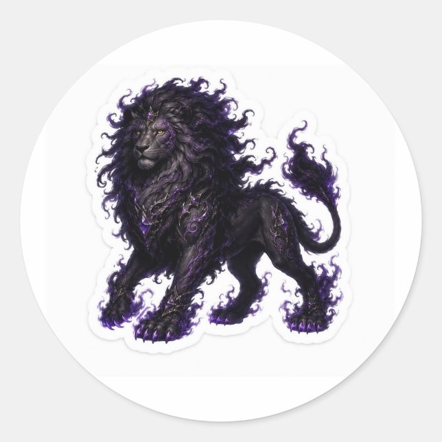 Shadow Lion Sticker (Front)