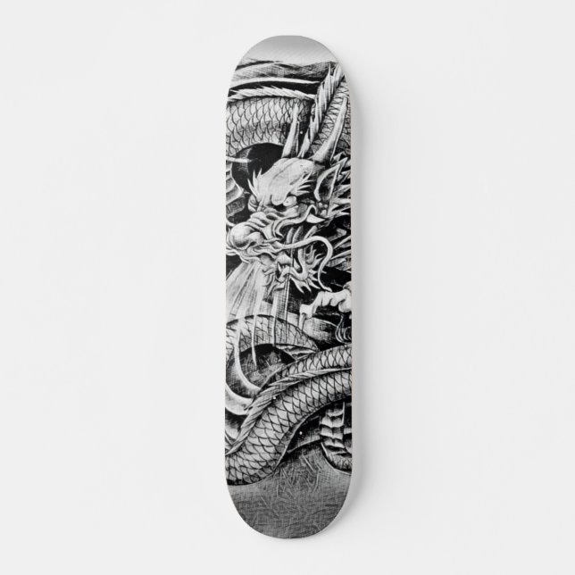 Shadow Ninja Platinum Dragon Element Pro Park Deck Skateboard (Front)
