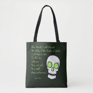 Shadow of Death -- Skull Tote Bag