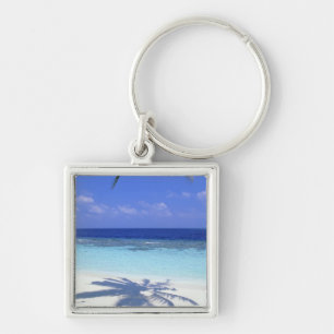 Shadow of Palm Tree Key Ring