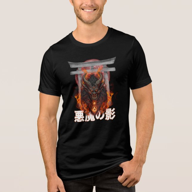Shadow of the Akuma – Demon’s Wrath Tri-Blend Shirt (Front)