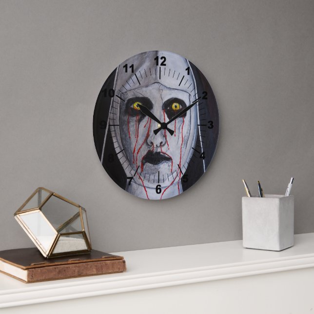 Shadow of the Light Painting by Alfred Fox Large Clock (Office)