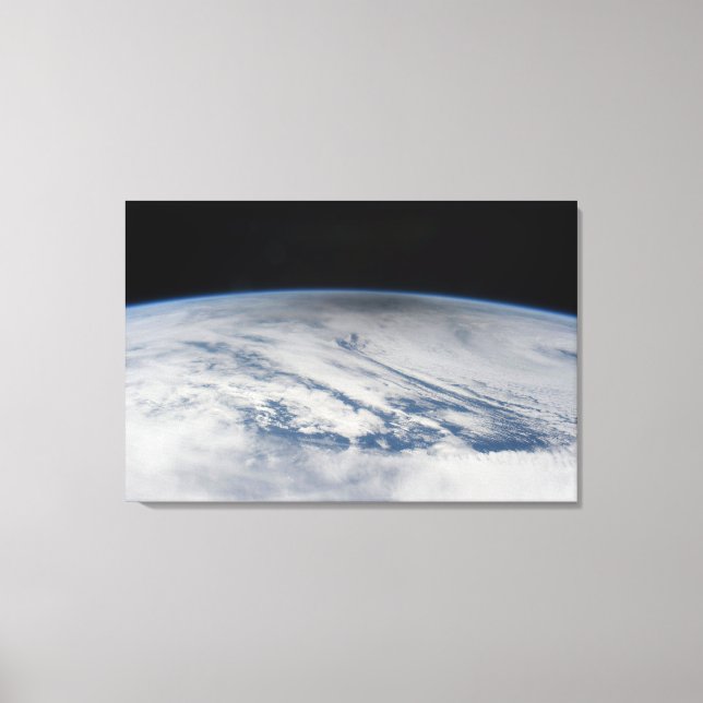Shadow Of The Moon Cast On The Northern Pacific. 2 Canvas Print (Front)