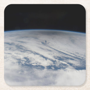 Shadow Of The Moon Cast On The Northern Pacific. 2 Square Paper Coaster