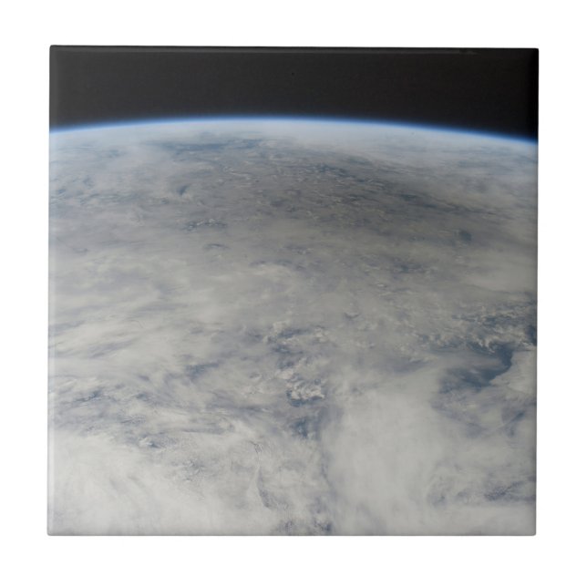 Shadow Of The Moon Cast On The Northern Pacific. Tile (Front)