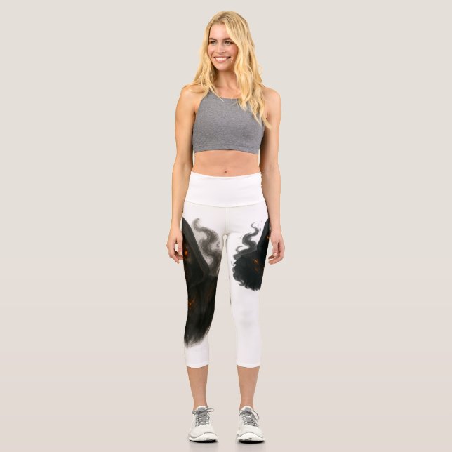 Shadow of the Underworld Capri Leggings (Front)