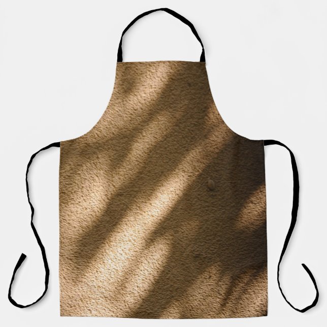 Shadow on brown carpeted floor apron (Front)