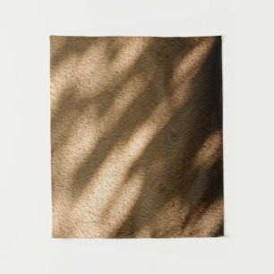 Shadow on brown carpeted floor tapestry