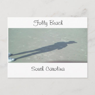 Shadow on Folly Beach, SC, South Carolina, Foll... Postcard
