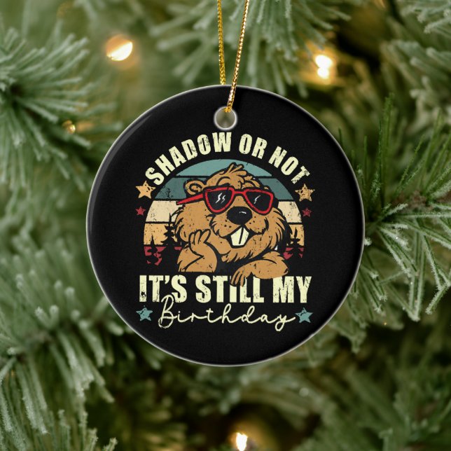 shadow or not it's still my birthday ceramic tree decoration (Tree)