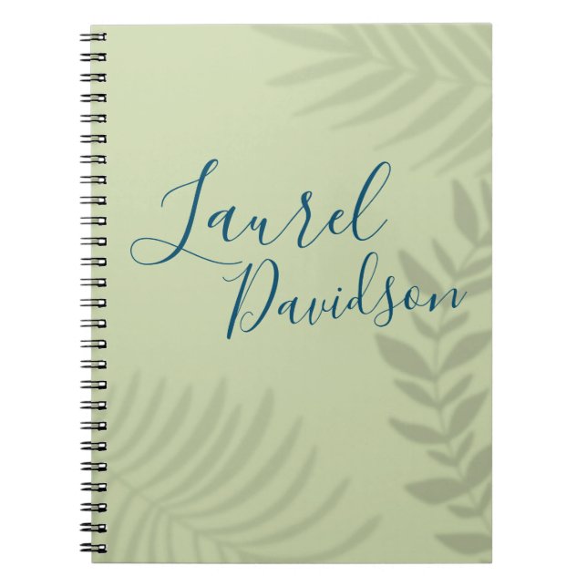 Shadow Palm Sage Notebook (Front)