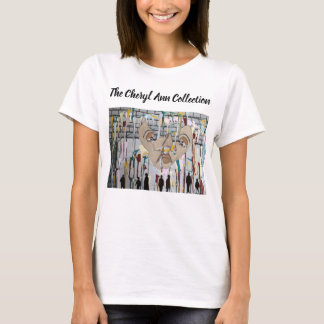 Shadow people, face, abstract art T-Shirt