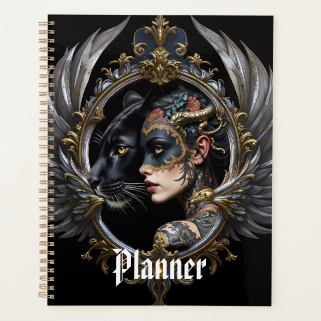 Shadow Queen – Panther Spirit Emblem. Planner (Front)