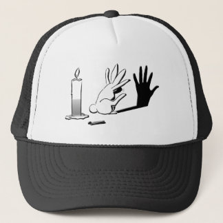 Shadow Rabbit by LightIllusions.com Trucker Hat