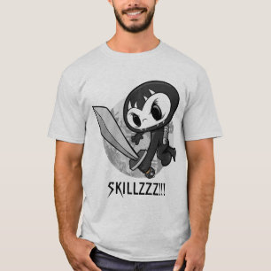 Shadow Skull Ninja Warrior "SKILLZZZ!!!" T-Shirt