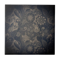 Shadow Smokey Charcoal Grey Tan Dark | Ceramic Til