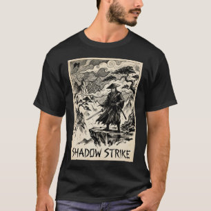Shadow Strike Samurai Ink Art T-Shirt