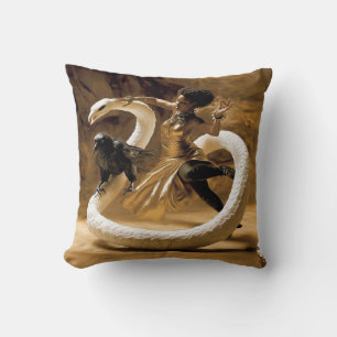 Shadow Work Occult Dark Witchy Recovery AI Art Cushion