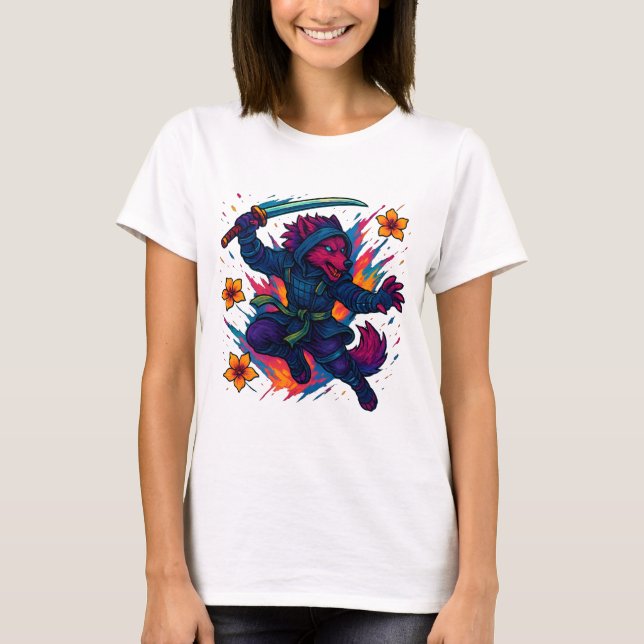 Shadowblade Wolf T-shirt (Front)