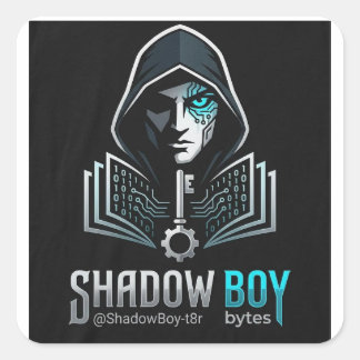 shadowboy square sticker