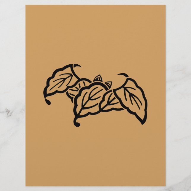 Shadowed bat-shaped oak leaves (Front)
