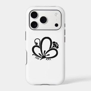 Shadowed butterfly-shaped Plum blossom