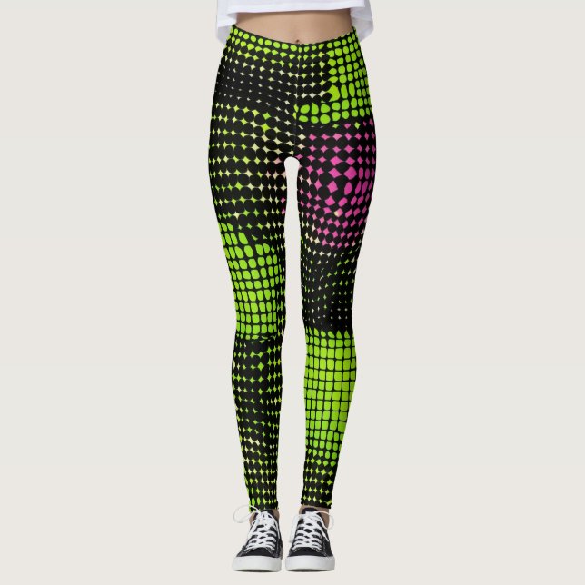 "Shadowed Harmony" Leggings (Front)