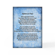 Shadows of a Friend Card (blue)