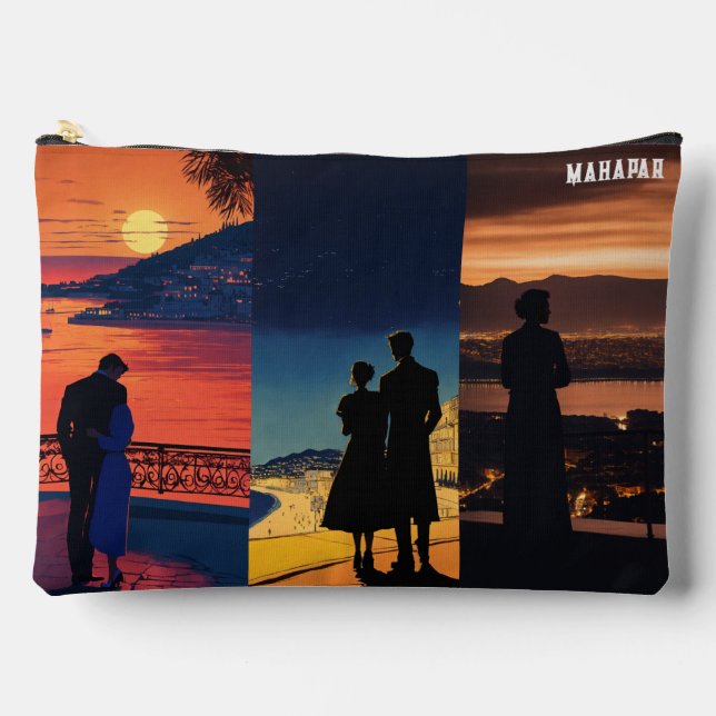 "Shadows of the Cove: Style and Secret" Accessory Pouch (Front)