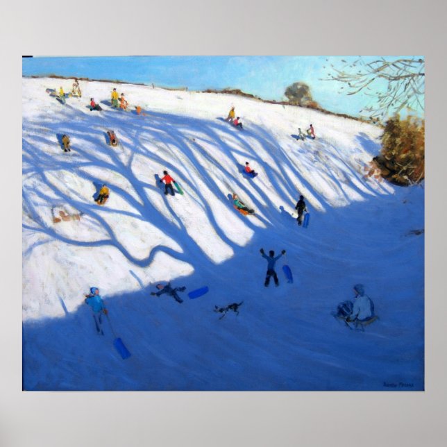 Shadows on a hill Monyash Poster (Front)
