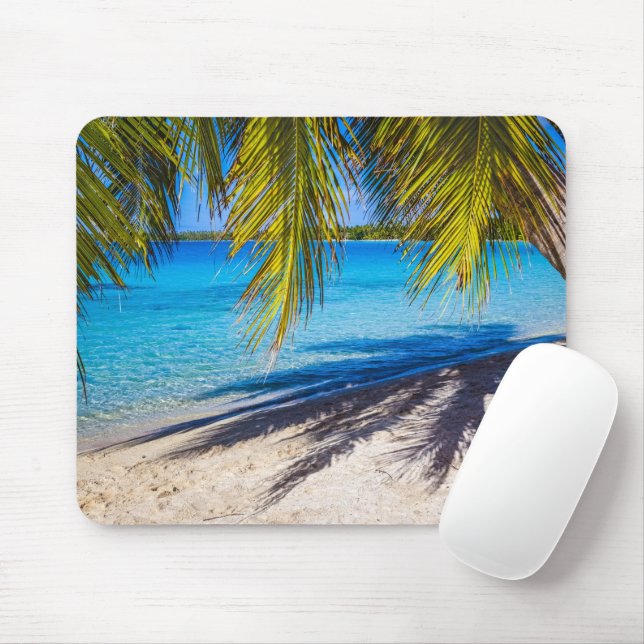 Shadows on the beach mouse pad (With Mouse)