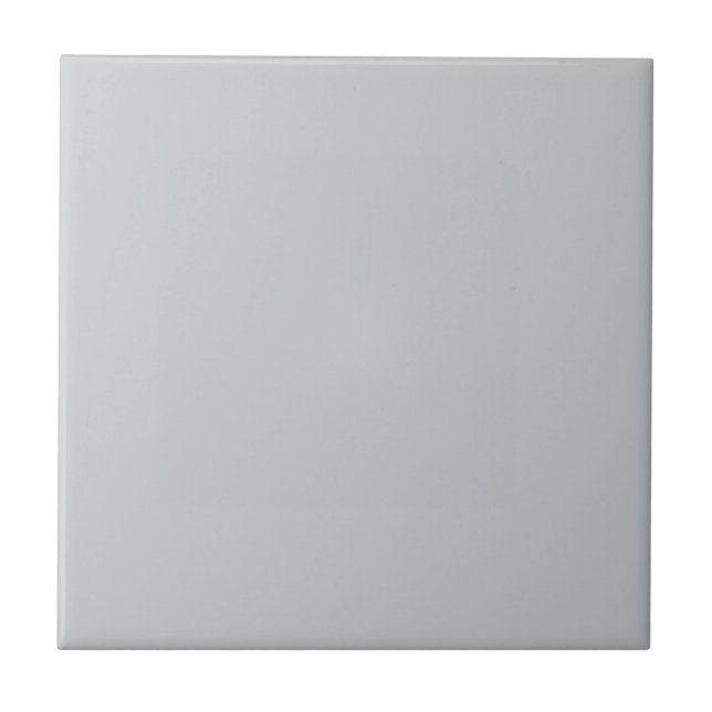 Shadowy Evening Grey Square Kitchen and Bathroom Tile (Front)