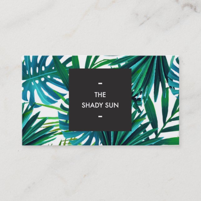 Shady Business Card (Front)