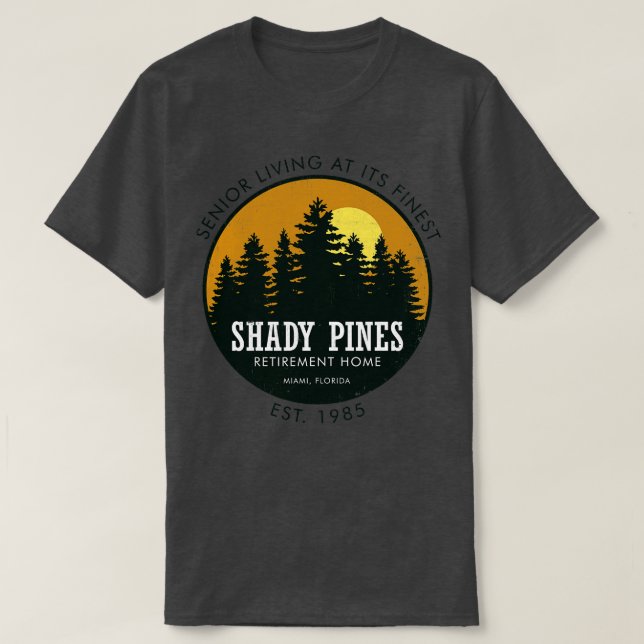 Shady Pines Retirement Home 80s Tv Series T-Shirt (Design Front)