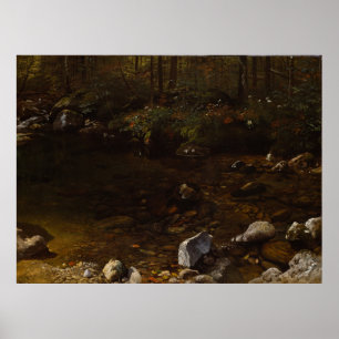 Shady Pool White Mountains New Hampshire Poster