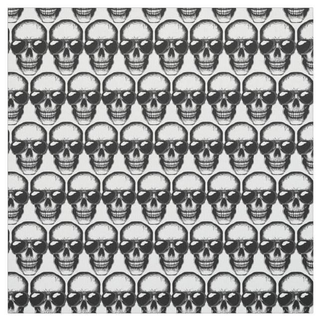 Shady Skulls Fabric (Swatch)