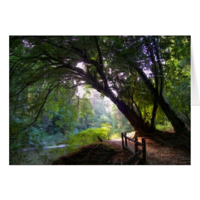 Shady Stream Card (Front Horizontal)
