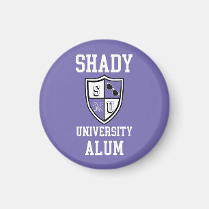 Shady University Alum grad gossip periwinkle Magnet