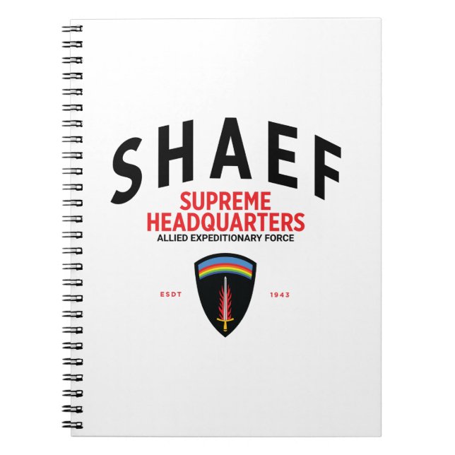 SHAEF Supreme Headquarters Notebook (Front)