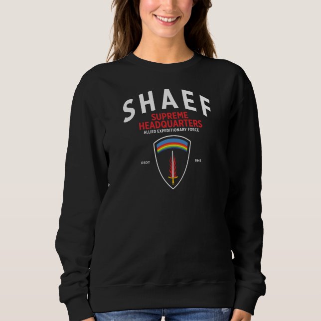 SHAEF Supreme Headquarters Women Sweatshirt (Front)