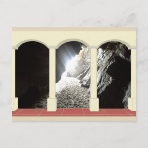 Shaft of Light through Archway Postcard
