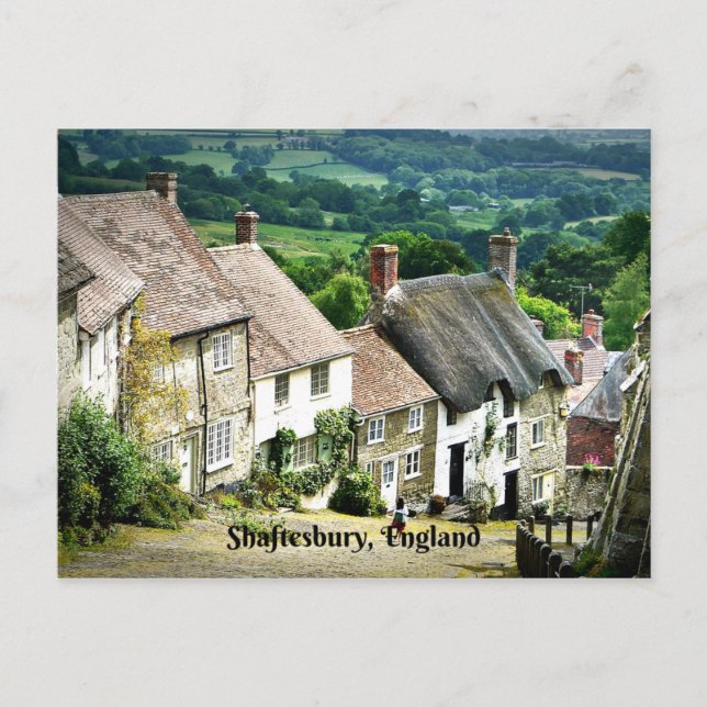 Shaftesbury, England Postcard (Front)