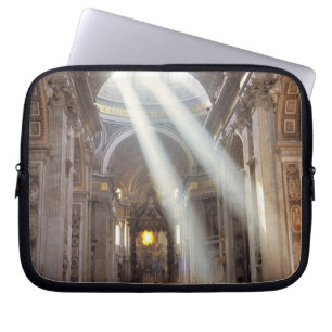 Shafts of sunlight pour through the windows laptop sleeve