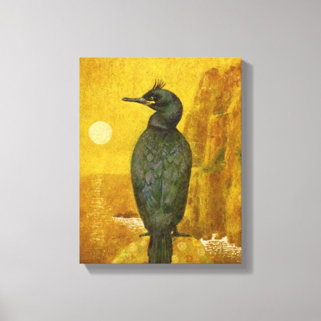 Shag And Golden  Seascape Canvas Print (Front)