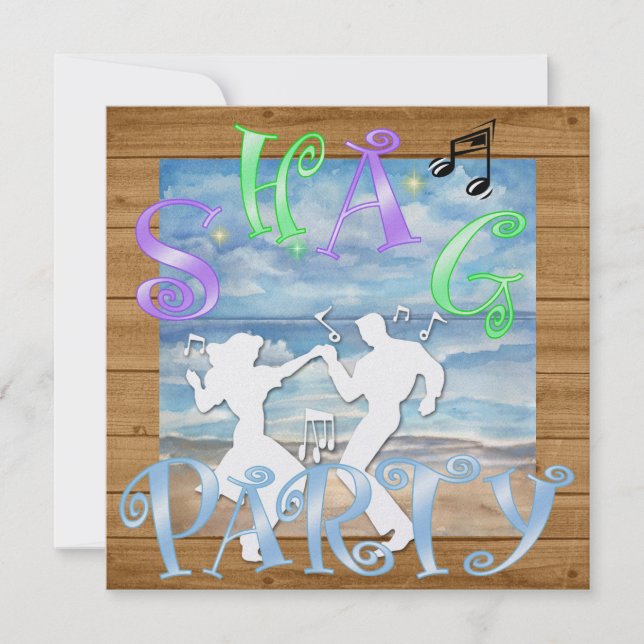 Shag - Dance Party Invitation (Front)