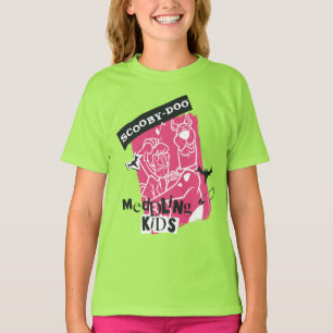 Shaggy and Scooby-Doo Meddling Kids Punk Outline T-Shirt